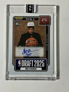 Noa Essengue Auto Panini Instant 2025 NBA Draft Night #12 Bulls Rookie RC - Bild 1 von 3