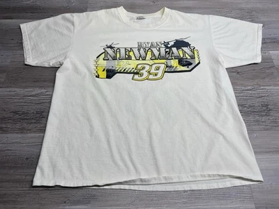 Vintage NASCAR Ryan Newman #39 T-Shirt Support Our Troops Military Theme Size XL - Image 1 of 4