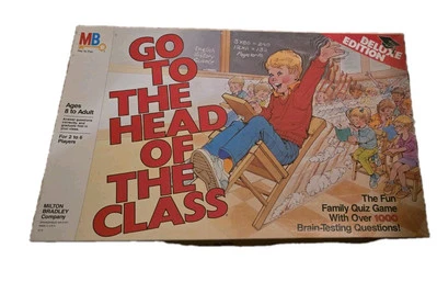 Go To The Head Of the Class Vintage 1986 Milton Bradley Board Game Complete - Image 1 of 3