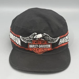 Vintage Harley Davidson Maler Mütze Cap Eagle Bar and Shield verstellbar USA 80er - Bild 1 von 9