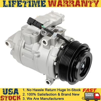 AC Compressor For 2013-2018 Ford Explorer Lincoln MKS MKT MKZ 3.5L 3.7L 197358 - Image 1 of 4
