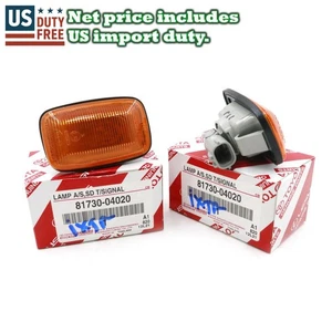 Fit 97-06 Toyota Hilux LN147 LN152 LN167 RZN154 Side Turn Signal Light Lamp Pair - Picture 1 of 6