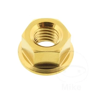 Kettenradmutter Schraube M8X1,25mm S/Stahl Gold passend für Aprilia RS 250 1998-2002 - Bild 1 von 1