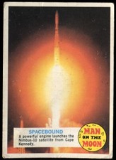 Trade Card, A&BC Chewing Gum, MAN ON THE MOON, 1970, Spacebound