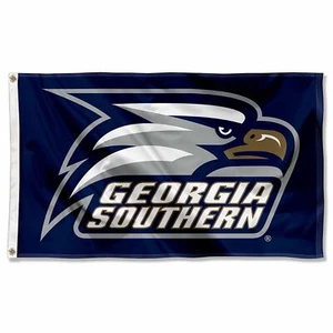 College Flags & Banners Co. Georgia Southern Eagles Blue 3x5 Outdoor Banner F... - Picture 1 of 8