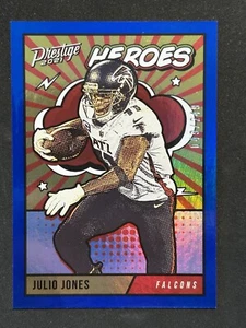 2021 Panini Prestige - Heroes #HE-14 Julio Jones Blue 049/249 - Picture 1 of 2