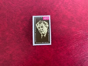 GERMANY EAST DDR MNH 1965 FAMOUS MEN ERICH WEINERT KPD COMMUNIST POLITICIAN - Picture 1 of 1