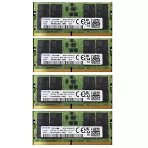 Samsung 128GB 4X 32GB DDR5 5600MHz PC5-44800 SODIMM Memory Ram M425R4GA3BB0-CWM - Picture 1 of 5