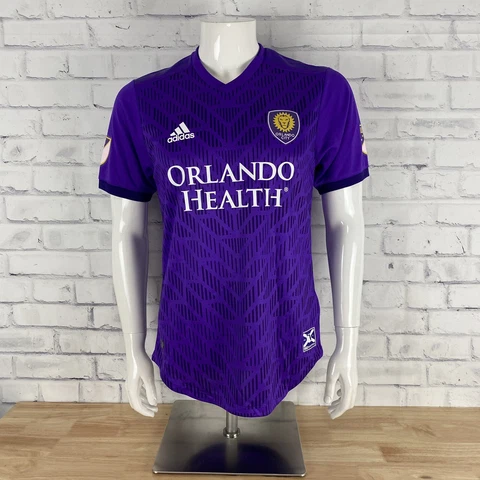 Adidas Orlando City Jersey Youth Large MLS 2019 Authentic Jersey Dom Dwyer #14 Cover