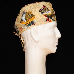 Raelxed Cats Theme Scrub Hat - Picture 1 of 1