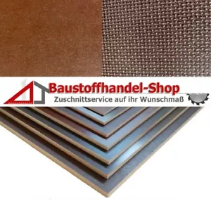 Siebdruckplatte 6,5 9 12 15 18 21 24 27 30 40mm wetterfeste Bodenplatte ab47€/m² - Bild 1 von 3
