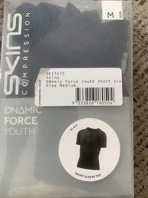 Skins Compression DNAmic Force Youth Short Sleeve Top Sport Activewear/size M - Image 1 of 2