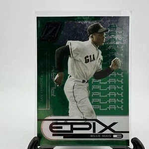 2005 Donruss Zenith Willie Mays Green Epix /150 #E-25 - Picture 1 of 3