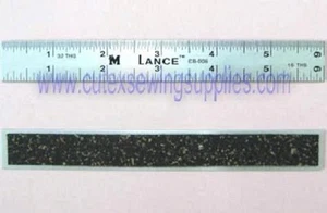 6" Cork Backed Non-Skid Straight Aluminum Ruler - Picture 1 of 1