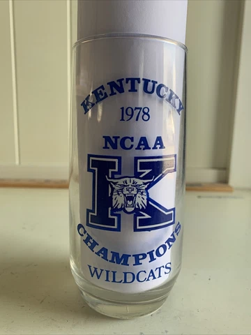 1978 Kentucky Wildcats Basketball Glass NCAA Champions Cover