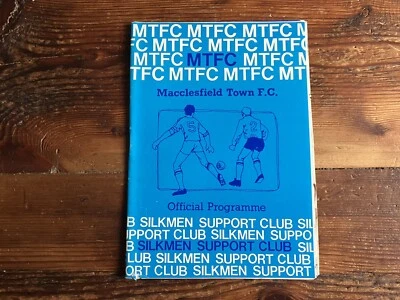 Rare Low Print Macclesfield Town v  York City FA Cup 1st rd Nov 83 - Image 1 of 3