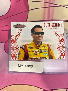 KYLE BUSCH 2012 PRESS PASS SHOWCASE #34 ELITE EXHIBIT RED /25 - Picture 1 of 2