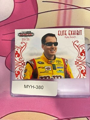 KYLE BUSCH 2012 PRESS PASS SHOWCASE #34 ELITE EXHIBIT RED /25 - Image 1 of 2