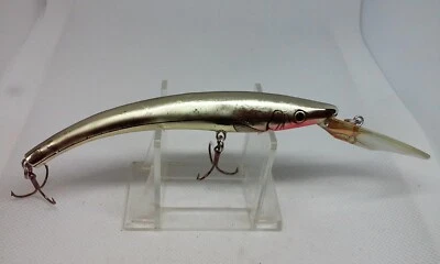 Reef Runner Deep Diver 800 Iridescent Golden Shiner 4.5" Crankbait Fishing Lure - Image 1 of 4