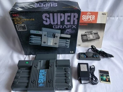 NEC PC Engine SuperGrafx (TurboGrafx-16) Console,Pad ,PSU,Game Boxed set-d0609- - Image 1 of 4