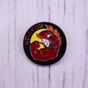 Flying Hellfish The Simpsons Abe Simpson 1.25" Enamel Pin Badge @ US SELLER - Picture 1 of 3