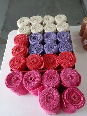 Burlap 5.5" X 15 Feet Unwired Roll Each - Image 1 of 2