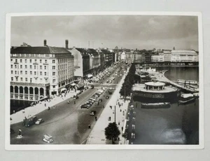 HAMBURGO - JUNGFERNSTEIG #18 por Water Way escena foto real postal sin publicar - Imagen 1 de 11