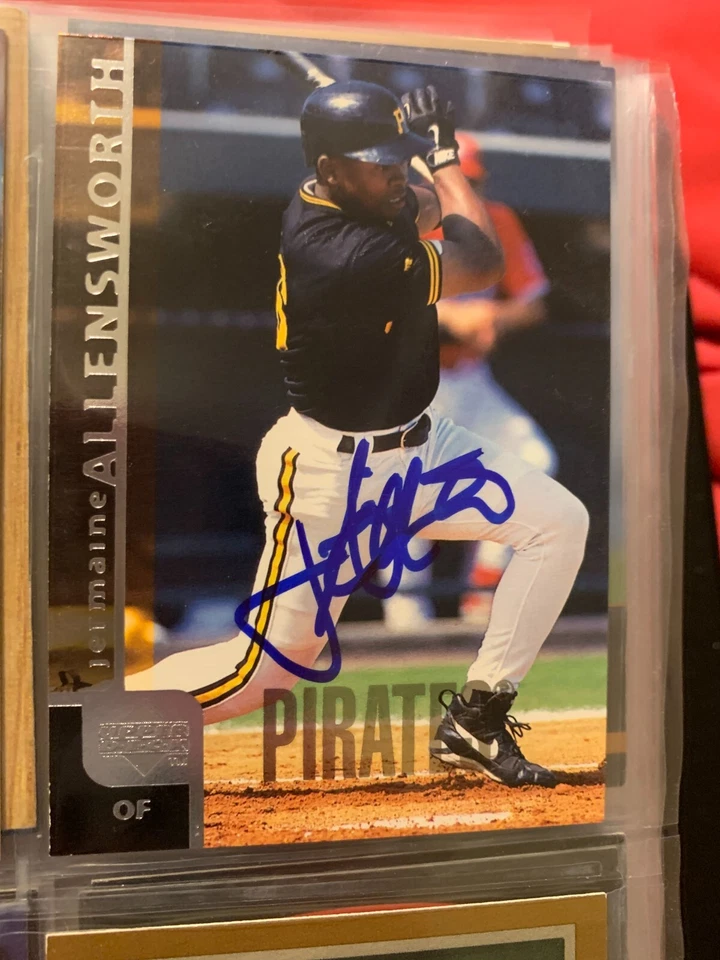 JERMAINE ALLENSWORTH AUTOGRAPHED SIGNED 1998 UPPER DECK CARD - Image 1 of 1