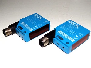 SICK WS12L-2D430 Sender + WE12L-2P430 Empfänger DC10-30V Laser Lichtschranke Top - Picture 1 of 2