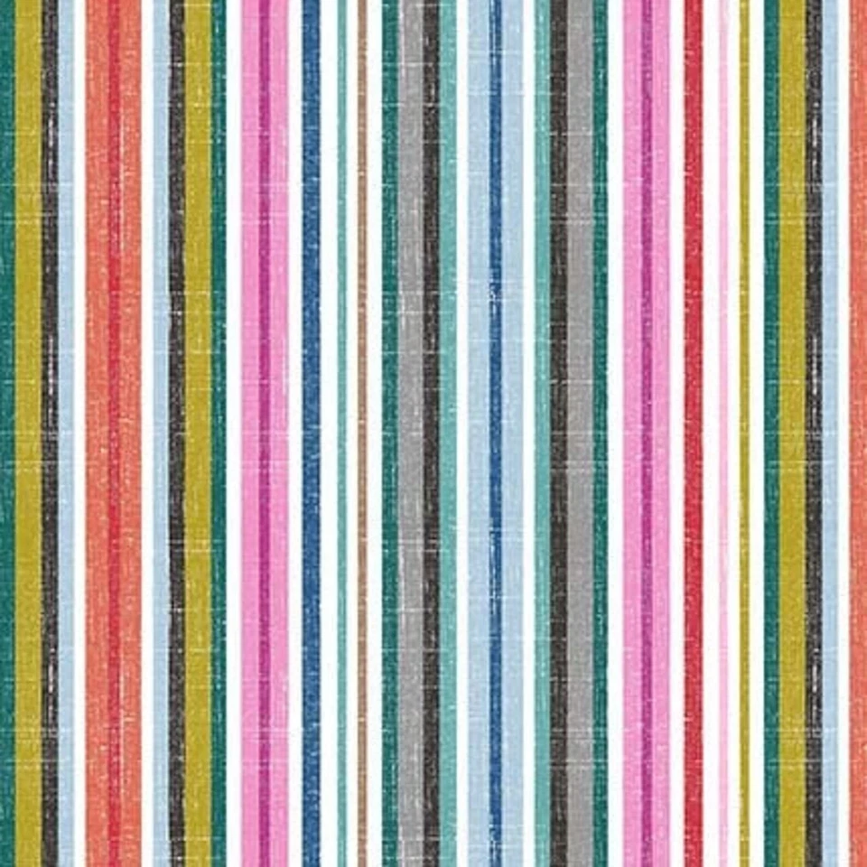 Michael Miller Fabrics~Happy Camper Stripe, BTY, CX11013 Quilters Quality - Image 1 of 1