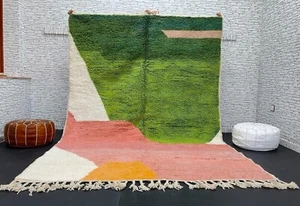 Gorgeous Beni Ourain Custom rugs living room -Berber Orange amazing Rugs - Picture 1 of 6