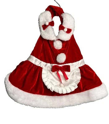 Feliz y Brillante Ajustable Navidad Perro Mascota Disfraz Ropa de Vacaciones Mediano/Grande Foto 1 de 4