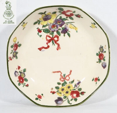 Tazón de postre de frutas Royal Doulton Old Leeds Sprays 5 1/8 Foto 1 de 4