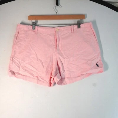 Ralph Lauren Pink Chino Shorts Casual Everyday Wear Size 12 cotton Soft Girl - Image 1 of 4