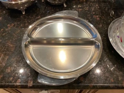 Prodyne Iced Appetizers 2 Piece Set Iced Bottom Tray Top w/ Divided Compartment - Image 1 of 4