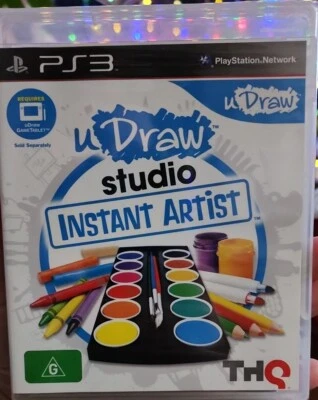 UDRAW STUDIO INSTANT ARTIST PS3 SONY PLAYSTATION 3 GAME NEW SEALED, Canada sold - Image 1 of 3