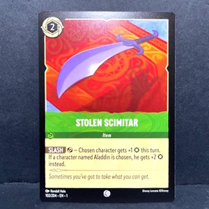 2023 DISNEY LORCANA THE FIRST CHAPTER STOLEN SCIMITAR 102/204 COMMON - Bild 1 von 2