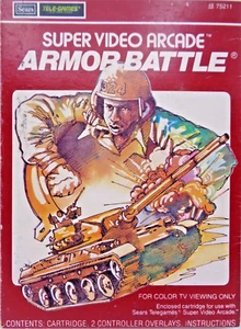 INTELLIVISION -- SUPER VIDEO ARCADE ARMORBATTLE (SEARS TELE-GAMES) #U.S. RILASCIO - Foto 1 di 9