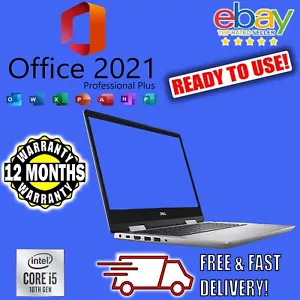Dell Inspiron 14 5491 Win11 MS Office 21 i5 8GB 256GB SSD 14" Touchscreen Laptop - Picture 1 of 10