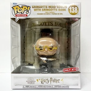 Funko Pop Deluxe Gringotts Head Goblin With Bank Exclusive 138 #138 Harry Potter - Picture 1 of 8