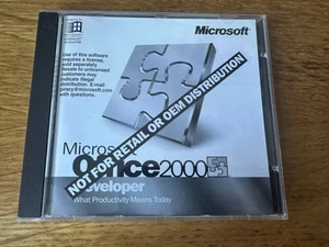 Microsoft Office 2000 Professional Excel Word Access Key Code Windows98 NT Retro - Bild 1 von 3