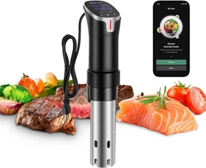 Anova Culinary Sous Vide Precision Cooker Pro, 1200 Watts, Black and Silver - Picture 1 of 7