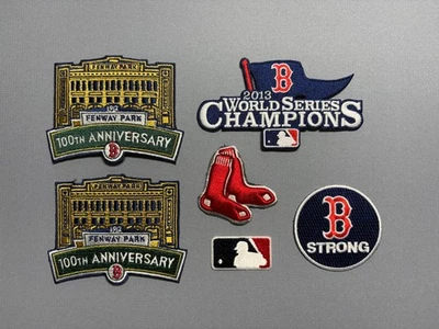 Нашивка на футболку Boston Red Sox лот товаров B прочная, к 100-летию. 2013 WS больше - Изображение 1 из 2