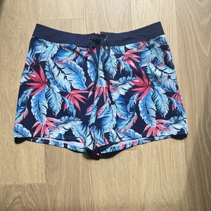 Tommy Bahama Women's Swimming Shorts Size M Drawstring Tropical Floral - Picture 1 of 9