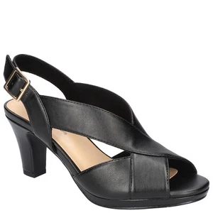Easy Street Women's Christy Dress Sandals, Black Size 9.5 W - Picture 1 of 3