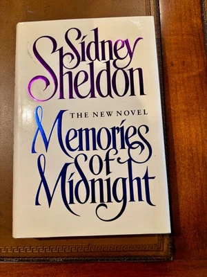 Memories of Midnight by Sidney Sheldon 1st Edition Hardcover 1990 Foto 1 de 3