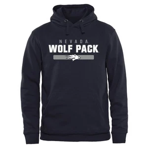 Navy Nevada Wolf Pack Team Strong Pullover Hoodie - Picture 1 of 2