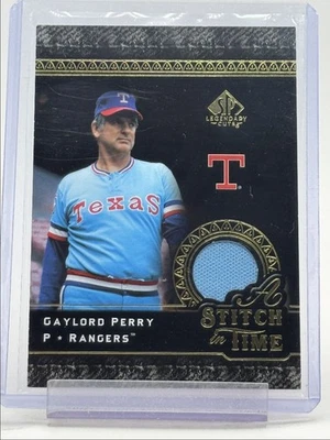 GAYLORD PERRY 2007 UD SP LEGENDARY CUTS A STITCH IN TIME PATCH Q5476 - Image 1 of 2