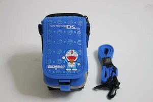 Doraemon Nintendo DS Carrying Pouch / Case - Blue with Strap / Japan/ Near Mint - Picture 1 of 14