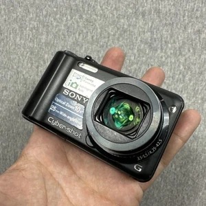 Sony Cyber-Shot DSC-H55 Digital Camera Black 14.1 MP TESTED Charger No Memory - Picture 1 of 10